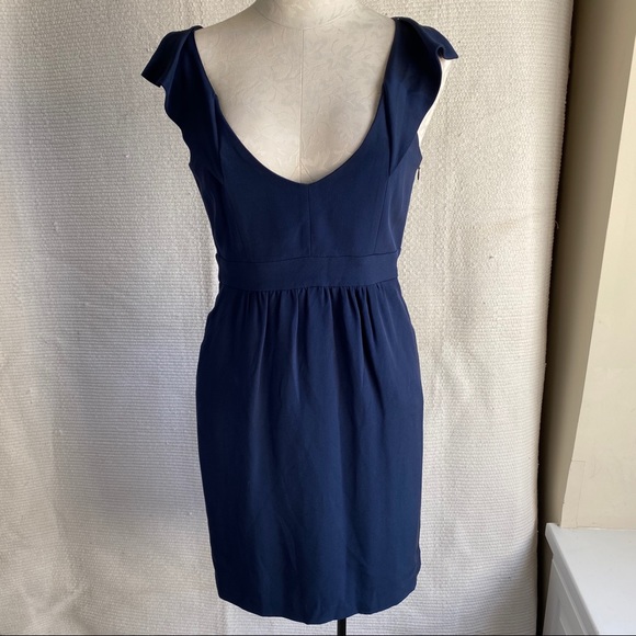 Laila Azhar 6 Silk Dress Origami Babydoll Blue - Picture 7 of 8
